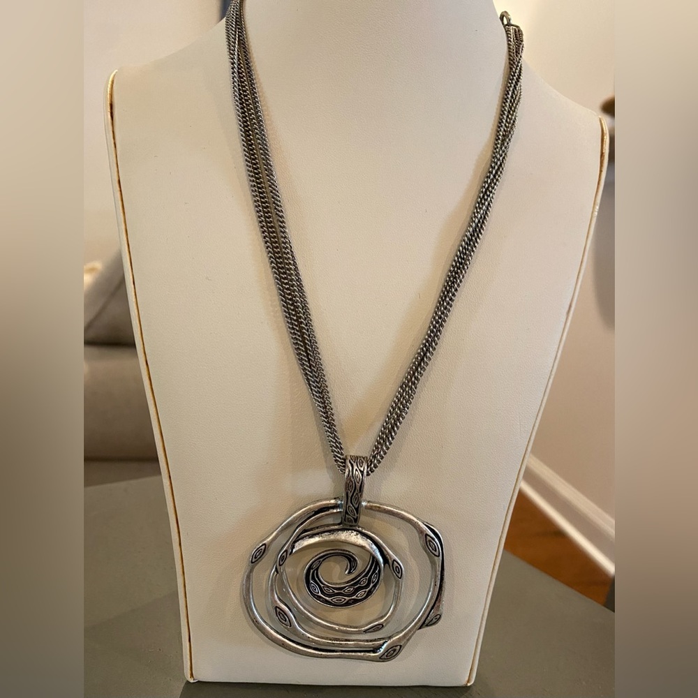 Necklace-Two Interchangeable Pendants - image 2